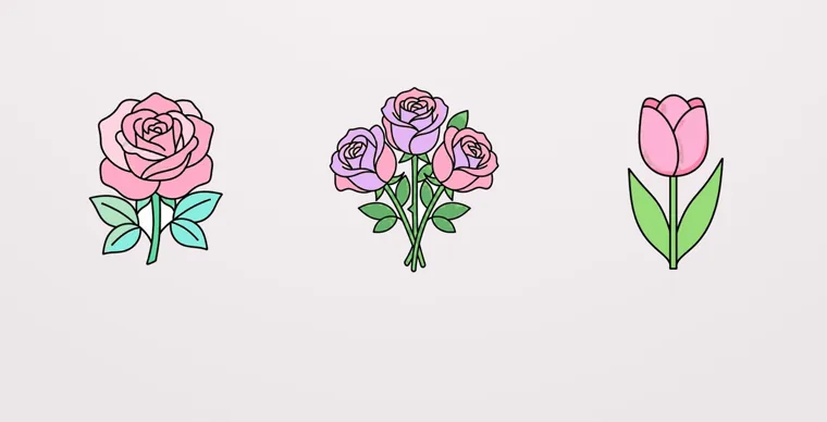 Flower Drawing Ideas: How to Draw a Flower Step by Step